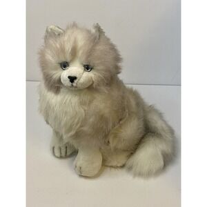 Russ‎ Berrie Yomiko Grey Lavender Tabby Kitty Cat Plush 12" Stuffed Animal READ